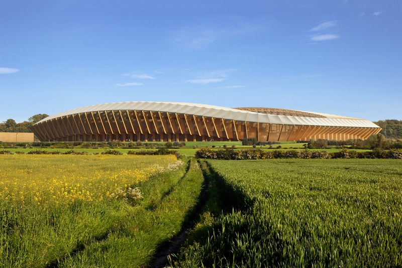 Zaha Hadid Architects First Wooden Soccer Stadium Forest Green Rovers