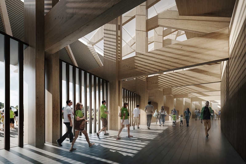 Zaha Hadid Architects First Wooden Soccer Stadium Forest Green Rovers