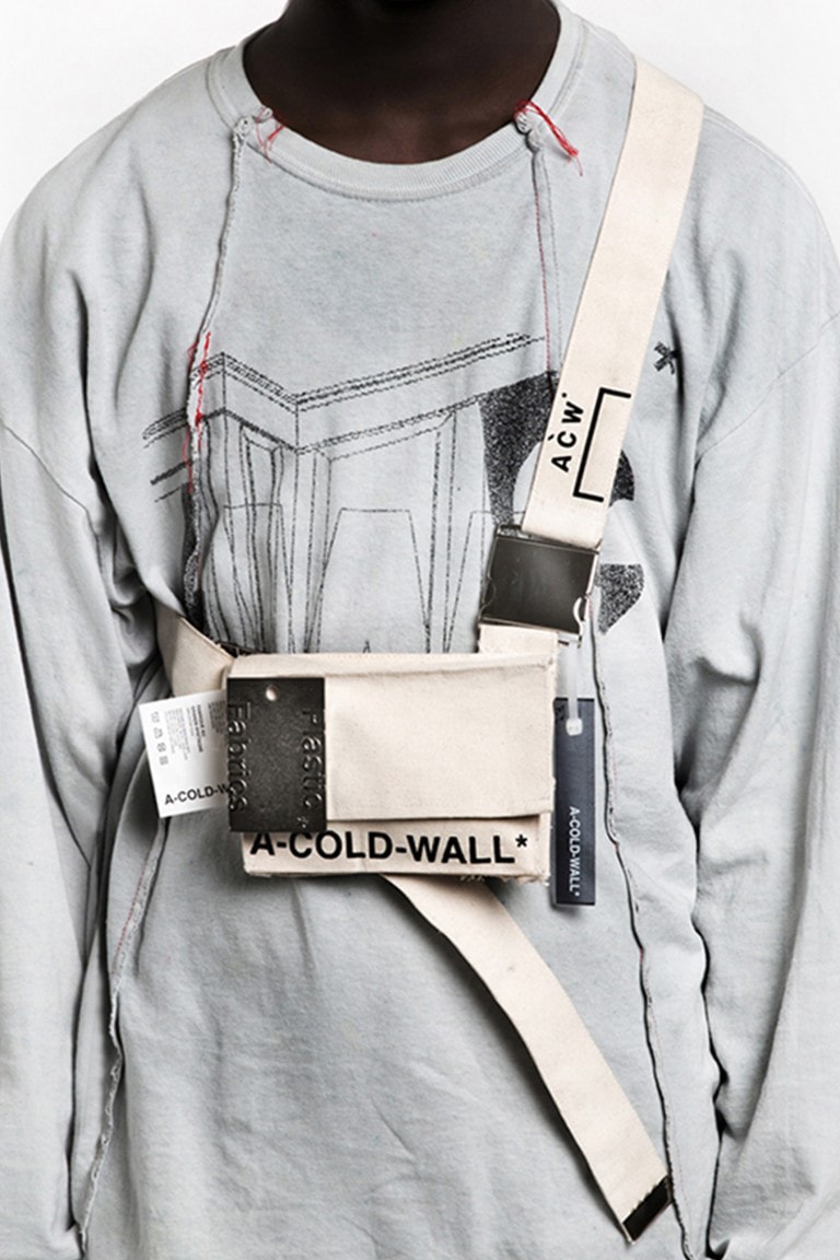 A COLD WALL Fall Winter 2016 New Items Belt Tee T shirt Scarf Scarves Bag Tote