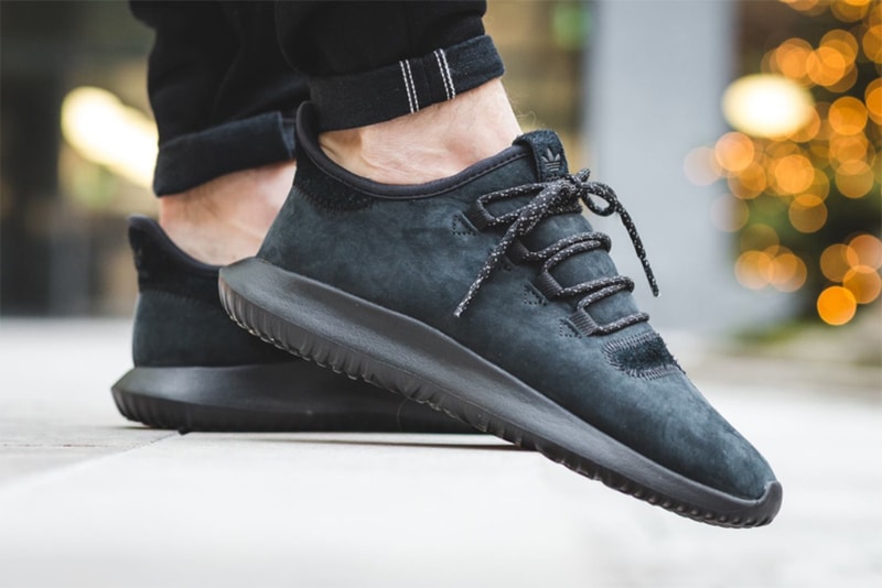 adidas Originals Tubular Shadow All-Black Suede