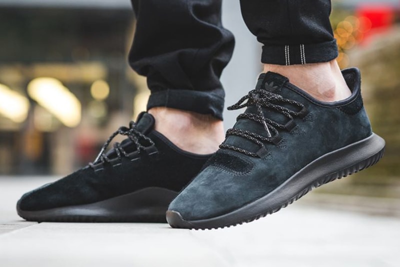 adidas Originals Tubular Shadow All-Black Suede