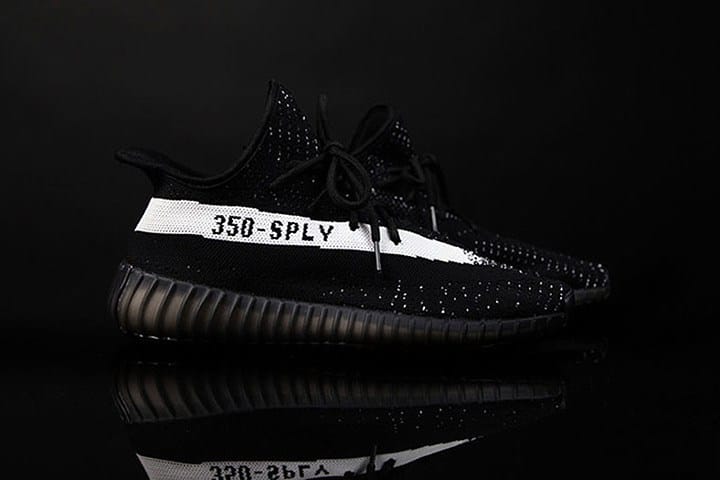 yeezy boost white and black