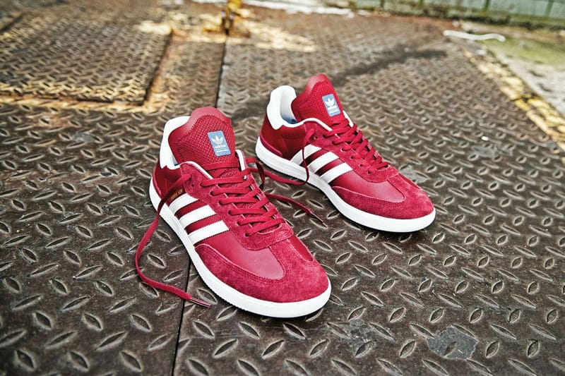 adidas samba adv burgundy