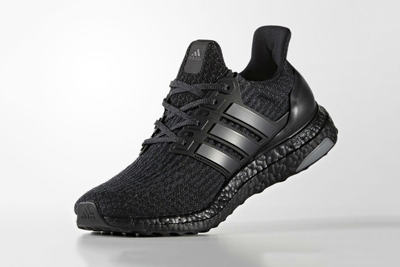 adidas Unveils the UltraBOOST 3.0 In "Triple Black" Three Stripes Germany Black BOOST Midsole