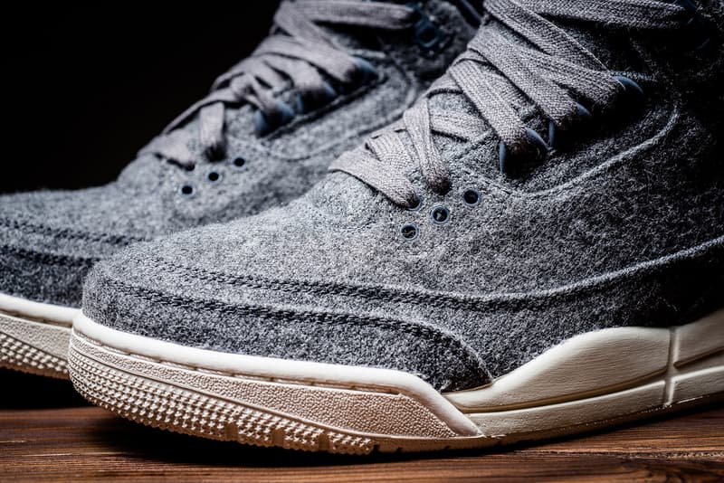 Air Jordan 3 Grey Wool