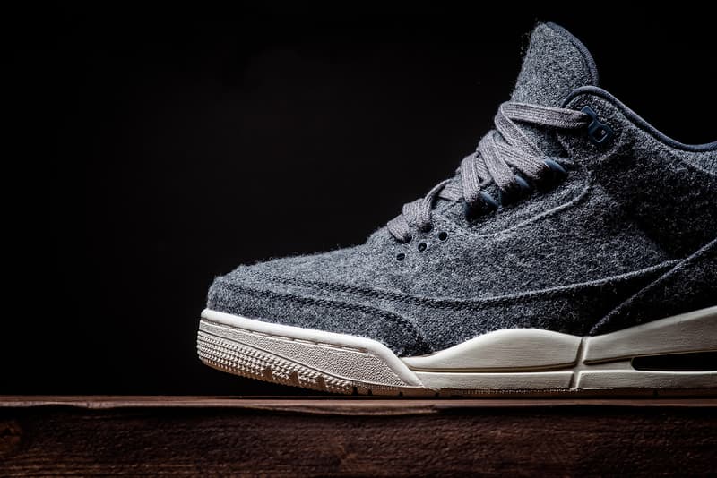 Air Jordan 3 Grey Wool