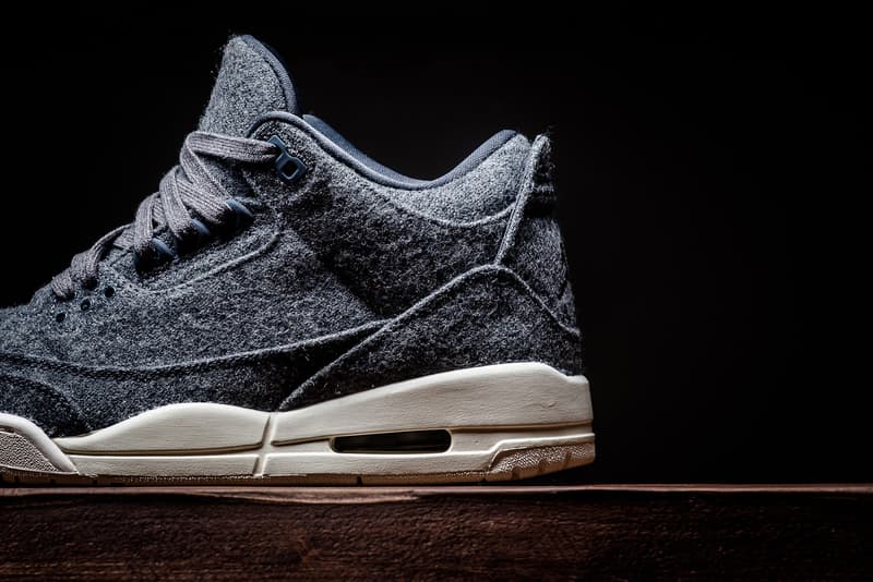 Air Jordan 3 Grey Wool