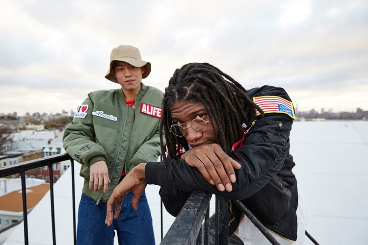 ALIFE and Alpha Industries Collaborate on a Limited Edition MA-1 Patch Jacket