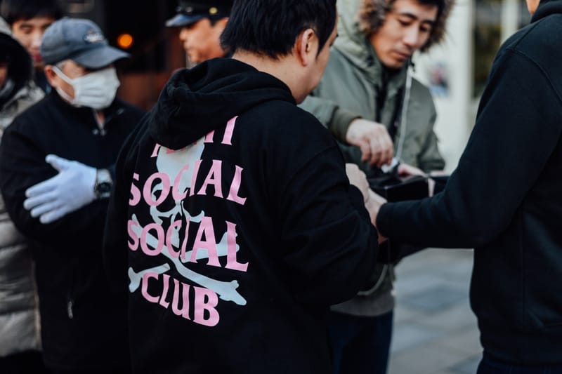 anti social social club x mastermind hoodie