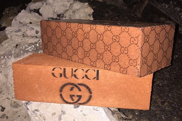 Ava Nirui Creates Gucci Brick to Spoof Supreme