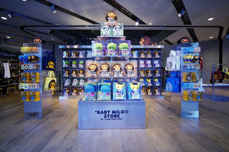 Baby Milo Pop-Up Hong Kong A Bathing Ape BAPE Ape Head ABC 1st Camo IT Stores NIGO