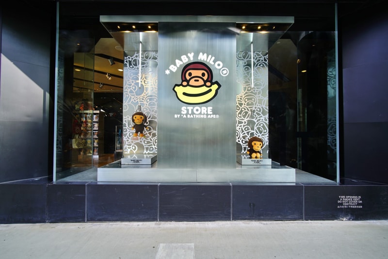 Baby Milo Pop-Up Hong Kong A Bathing Ape BAPE Ape Head ABC 1st Camo IT Stores NIGO