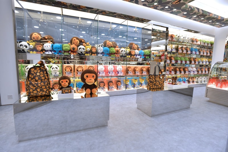 Baby Milo Pop-Up Hong Kong A Bathing Ape BAPE Ape Head ABC 1st Camo IT Stores NIGO