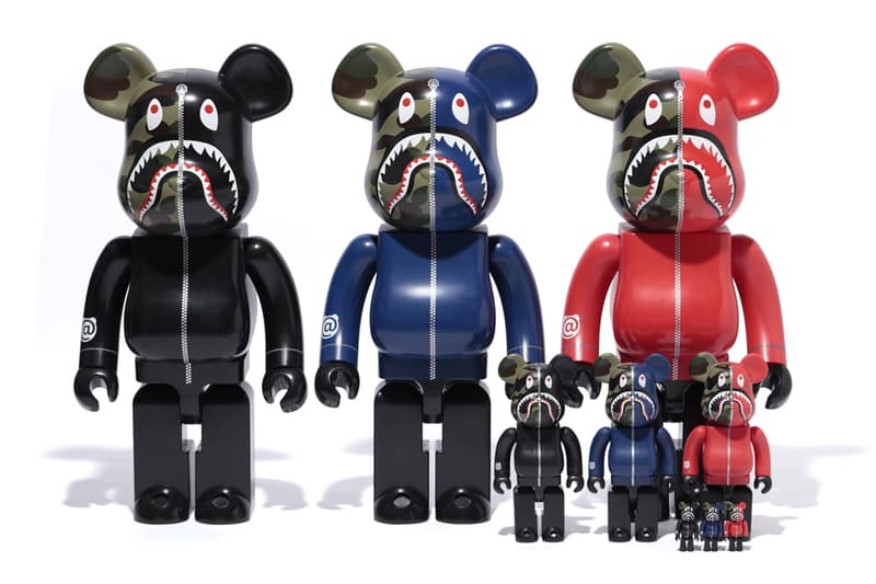 BAPE x BEARBRICK 2016 Fall/Winter Collaboration Medicom Toys Tees Pillows Keychains Baby Milo BE@RBRICK