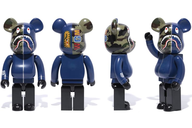 BAPE x BEARBRICK 2016 Fall/Winter Collaboration Medicom Toys Tees Pillows Keychains Baby Milo BE@RBRICK