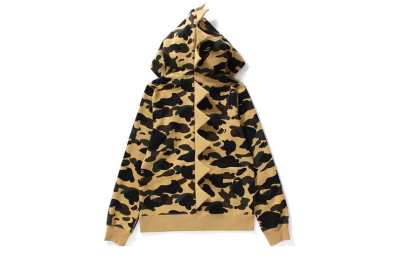BAPE Camo Dinosaur Full Zip Hoodie