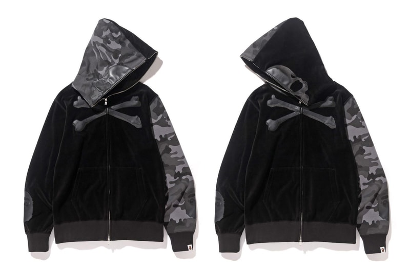 BAPE x mastermind JAPAN 2016 Full Collaboration Unveiled A Bathing Ape Japan Varsity Jackets Rain Jackets Skull-and-bones motif Camouflage APE head