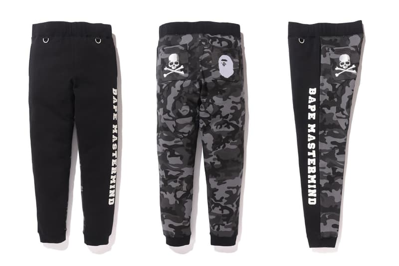 BAPE x mastermind JAPAN 2016 Full Collaboration Unveiled A Bathing Ape Japan Varsity Jackets Rain Jackets Skull-and-bones motif Camouflage APE head