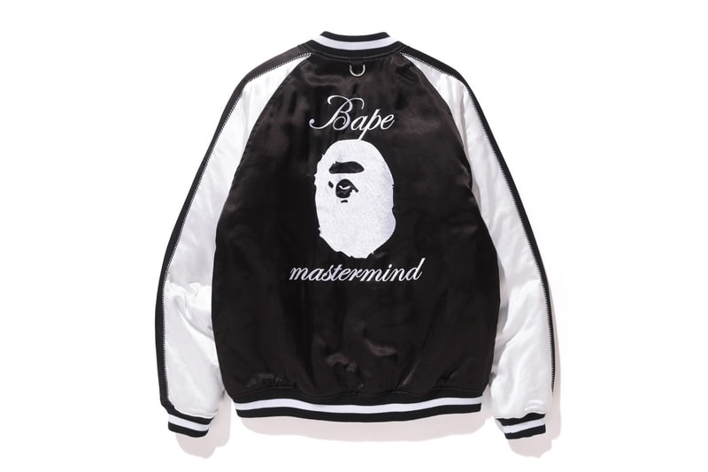 BAPE x mastermind JAPAN 2016 Full Collaboration Unveiled A Bathing Ape Japan Varsity Jackets Rain Jackets Skull-and-bones motif Camouflage APE head