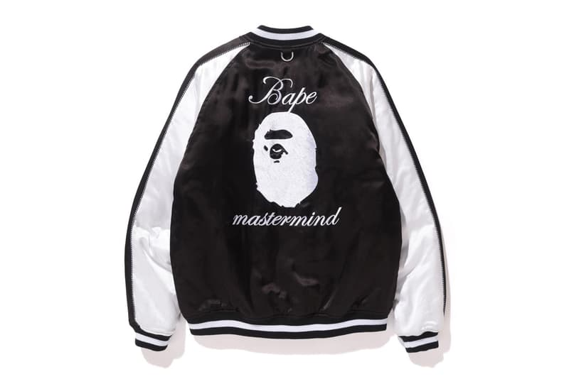 BAPE x mastermind JAPAN 2016 Full Collaboration Unveiled A Bathing Ape Japan Varsity Jackets Rain Jackets Skull-and-bones motif Camouflage APE head