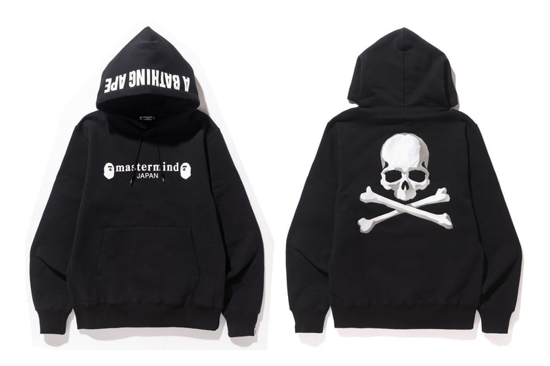 BAPE x mastermind JAPAN 2016 Full Collaboration Unveiled A Bathing Ape Japan Varsity Jackets Rain Jackets Skull-and-bones motif Camouflage APE head
