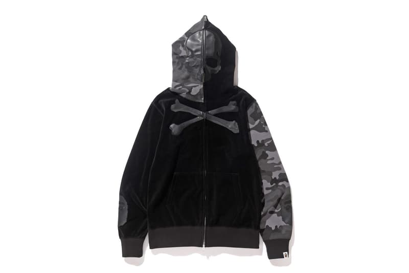 BAPE x mastermind JAPAN 2016 Full Collaboration Unveiled A Bathing Ape Japan Varsity Jackets Rain Jackets Skull-and-bones motif Camouflage APE head