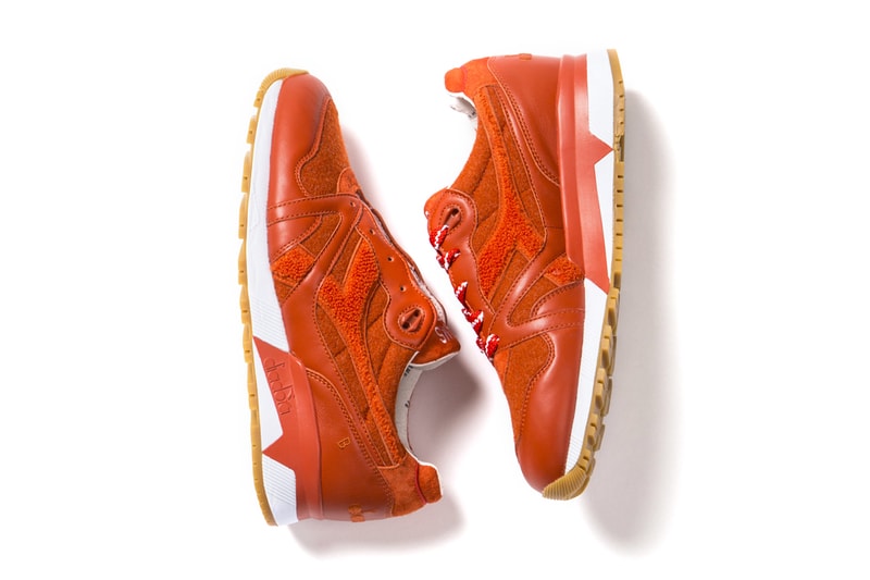 BEAMS Diadora N9000 Orange Italy Sneaker