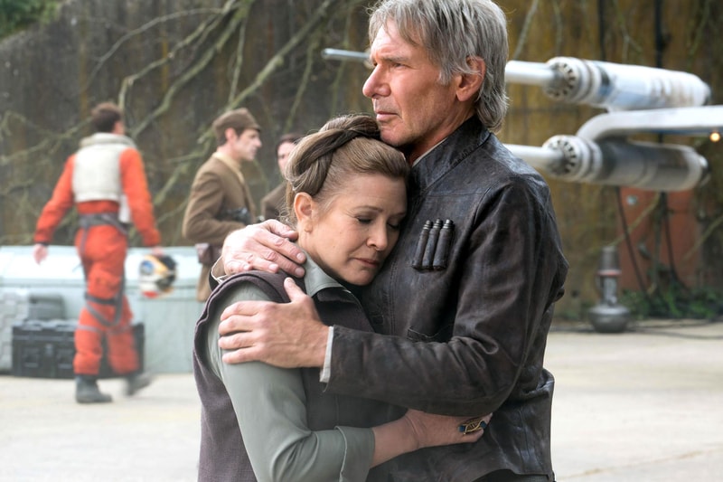 Carrie Fisher Princess Leia Harrison Ford Han Solo