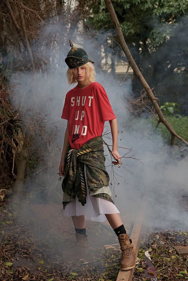 Cartel 011 and A La Garçonne Nike Special Field Air Force 1 Editorial