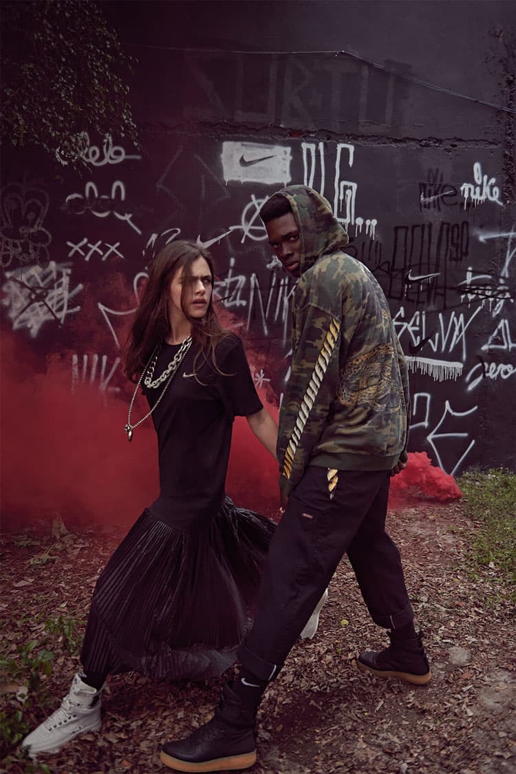 Cartel 011 and A La Garçonne Nike Special Field Air Force 1 Editorial