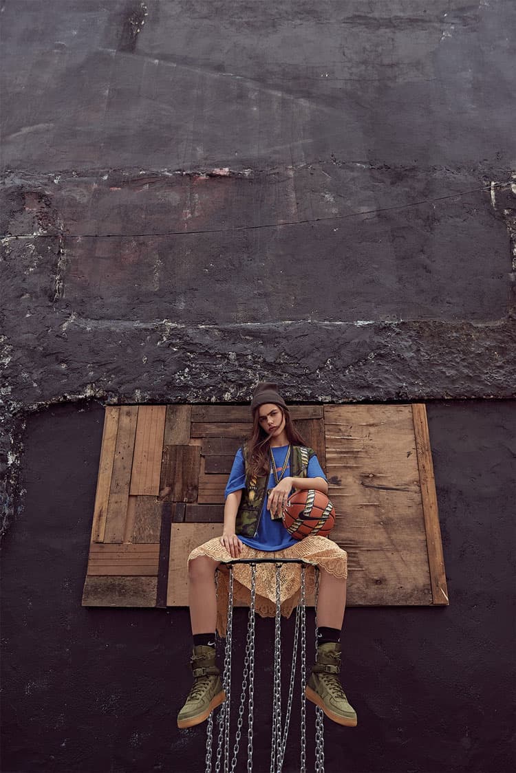 Cartel 011 and A La Garçonne Nike Special Field Air Force 1 Editorial