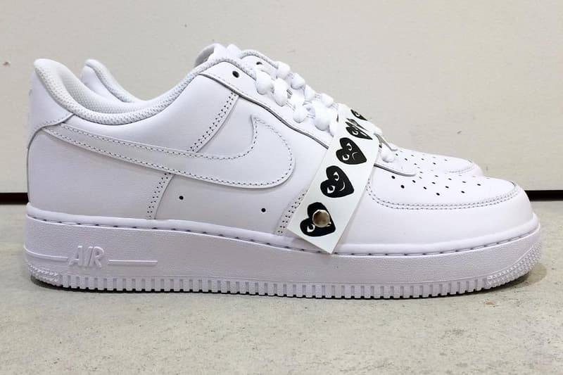 Incredible Legitimate Obedient COMME des GARCONS Nike Air Force 1 Collaboration | HYPEBEAST