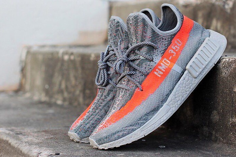 Custom YEEZY BOOST 350 v2 and NMD_XR1 Sneaker by Jake Danklefs