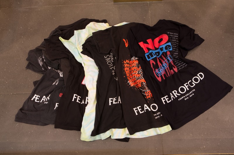 Fear of God x Boon the Shop "Resurrected T-Shirt Project"