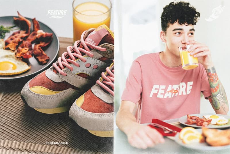 Feature Saucony Courageous Bacon Eggs Breakfast Sneaker