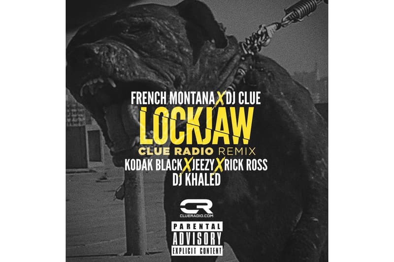 French Montana "Lockjaw" Featuring Kodak Black Remix With Jeezy, Rick Ross & DJ Khaled