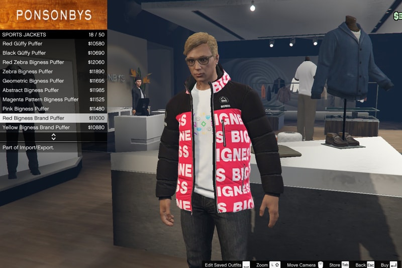 Grand Theft Auto V Import Export Update Features Streetwear Rip Off