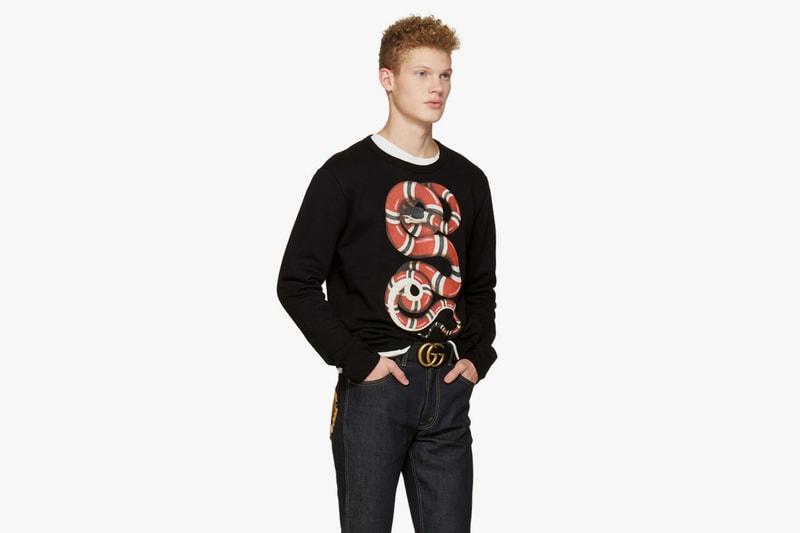 Gucci Black Snake Pullover