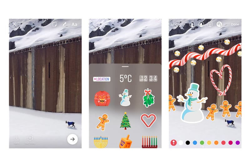 Instagram Story Rolls out Its Own Rendition of Snapchat's Geofilters