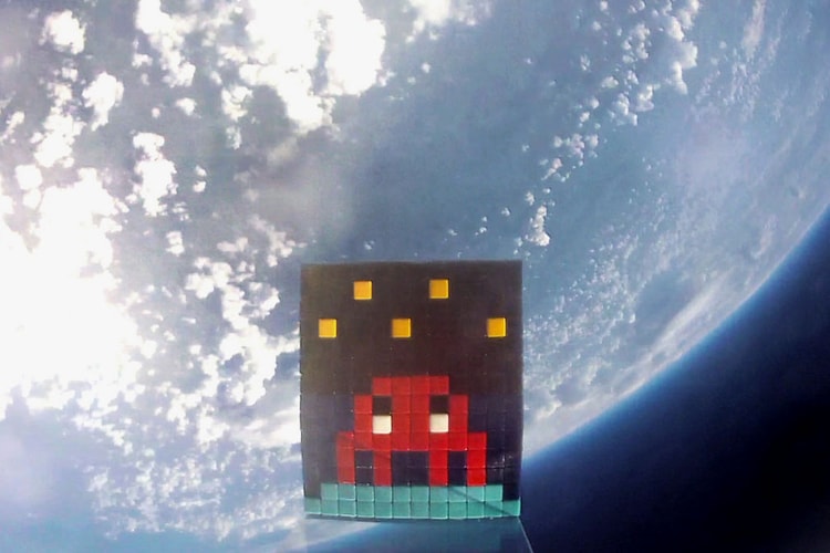 Artist Invader Shares ART4SPACE Video Where He Sends His Art to Space