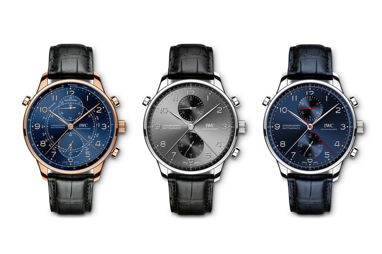 IWC Presents Three New Portugieser Chronograph Rattrapantes in Honor of Its European Flagships