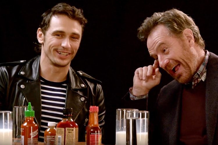 James Franco and Bryan Cranston Talk Facial Hair and Pre-Fame Life While Eating Hot Wings