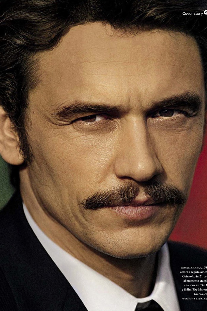 James Franco Fronts Latest Editorial Shot by Cédric Buchet GQ Italia Photography Magazines