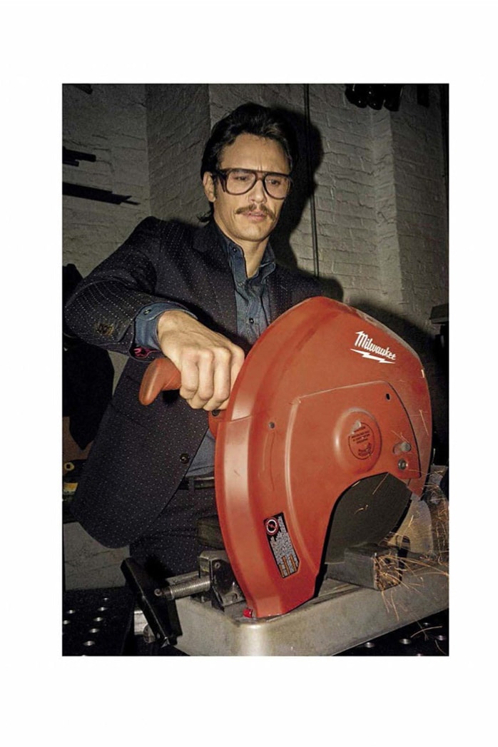 James Franco Fronts Latest Editorial Shot by Cédric Buchet GQ Italia Photography Magazines