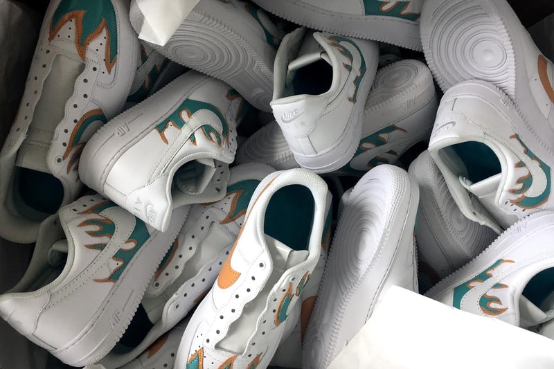 John Geiger Custom "LA Flame" Air Force 1 Low With The Shoe Surgeon