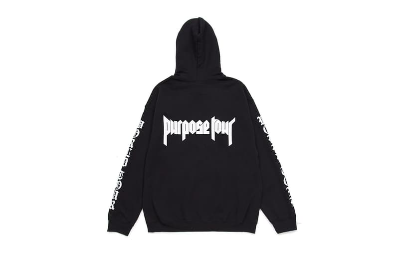 Justin Bieber Purpose Tour 2017 Spring/Summer Collection jb luxury line i.t