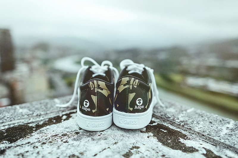 K-Swiss AAPE Classic '66 Sneaker bape a bathing ape streetwear