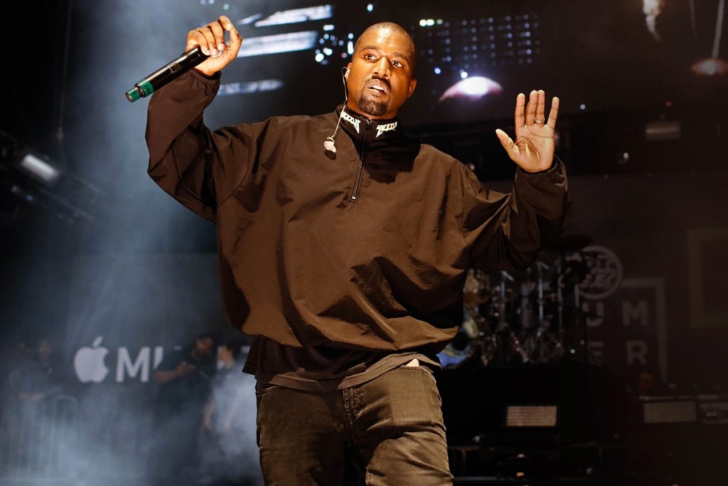Kanye West on Stage