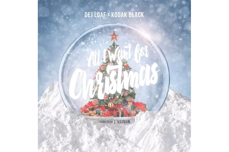 Kodak Black & Dej Loaf "All I Want For Christmas Track" Music SoundCloud Rappers Detroit J. Vaughn