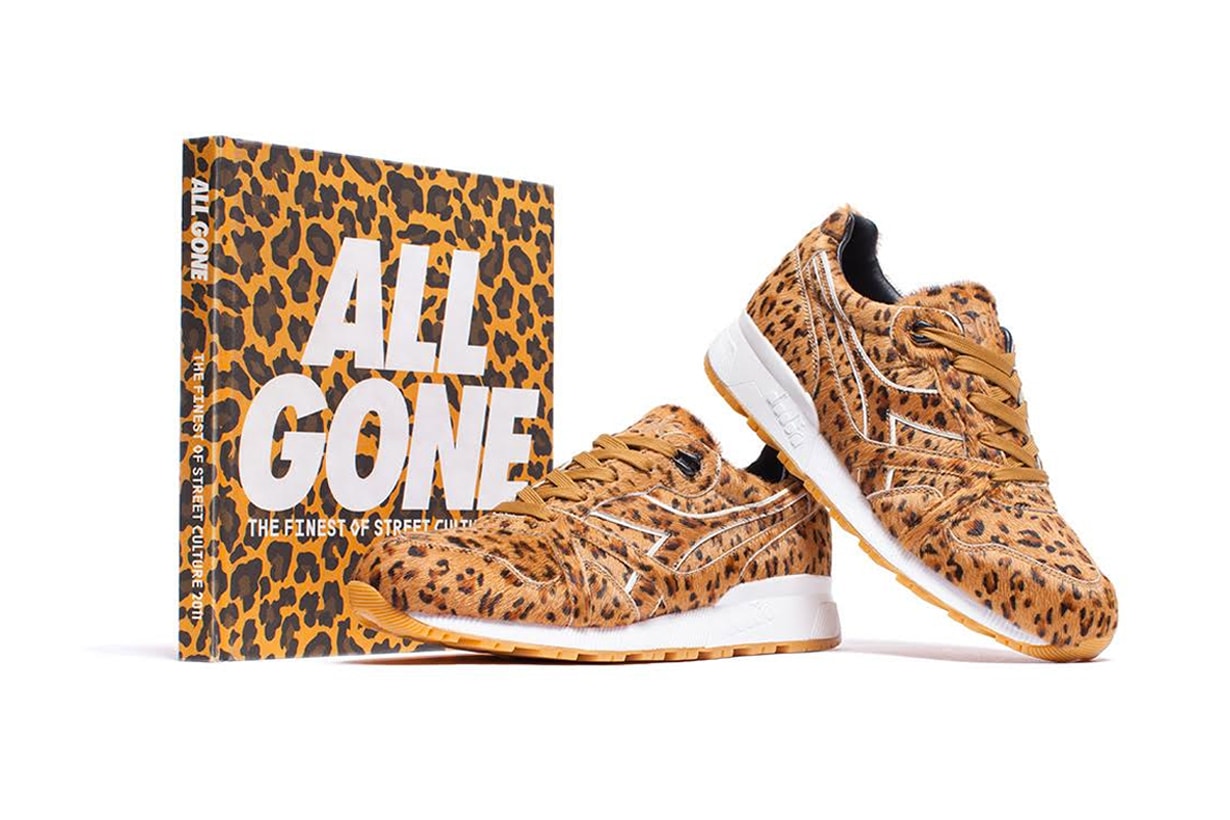 La MJC and Diadora N.9000 "All Gone" 2011 Sneaker cheetah